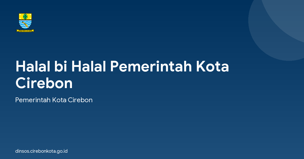 Halal bi Halal Pemerintah Kota Cirebon
