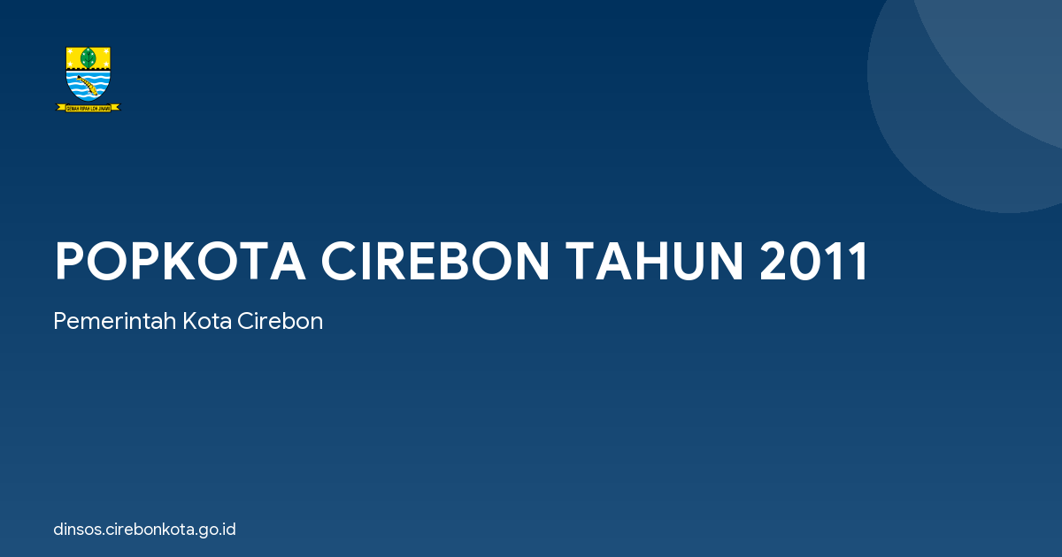 POPKOTA CIREBON TAHUN 2011