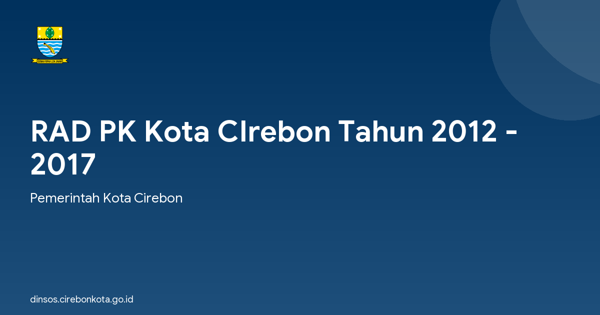RAD PK Kota CIrebon Tahun 2012 - 2017