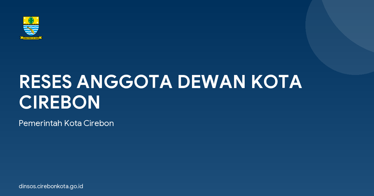 RESES ANGGOTA DEWAN KOTA CIREBON