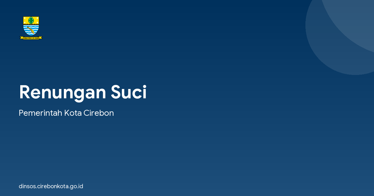Renungan Suci